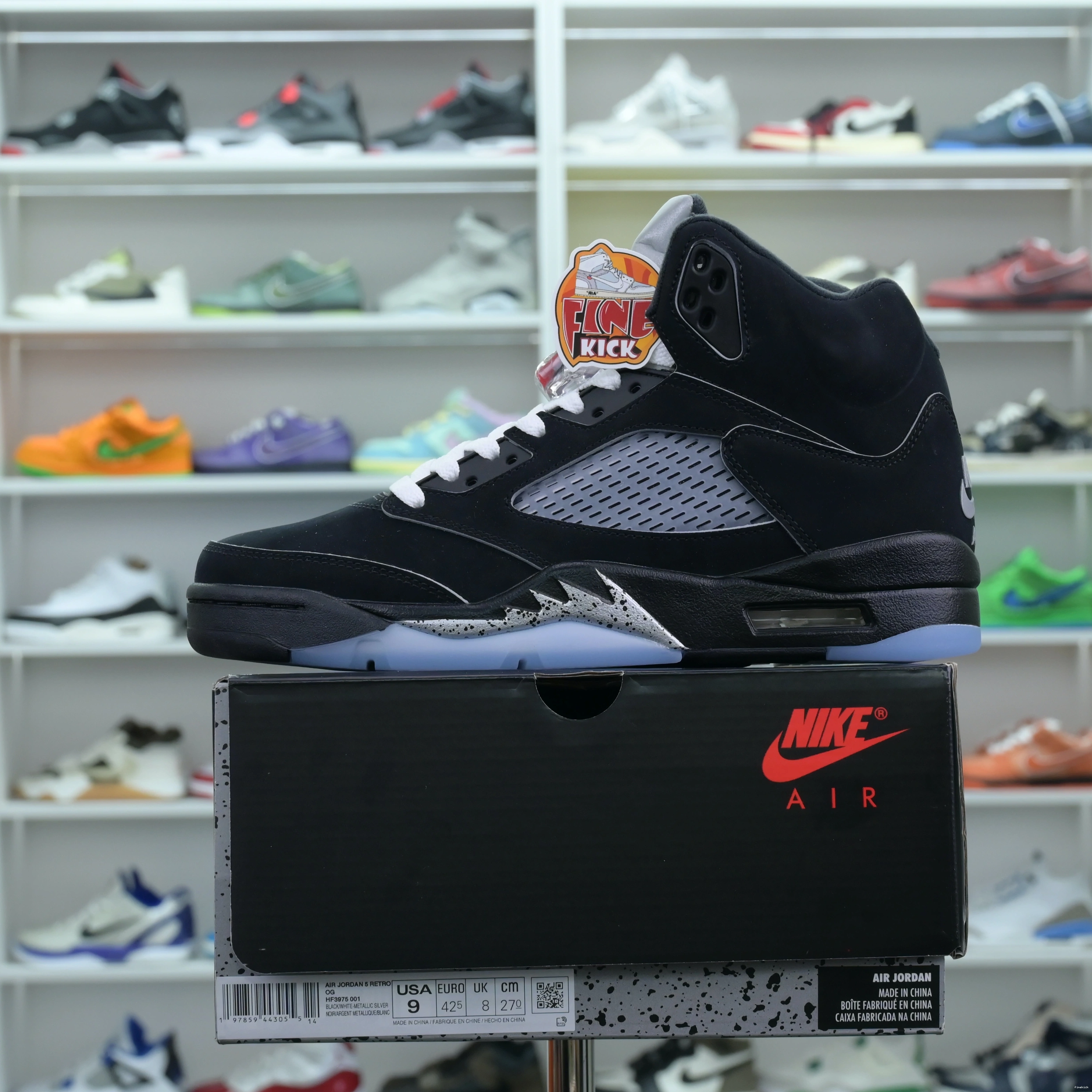 Jordan REIMAGINED” Air METALLIC Jordan 5“BLACK 0707